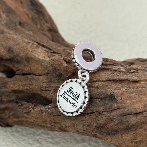 Pandora Faith Lancastex Flag S925 Silver Dangle Charm - Picture 4 of 4